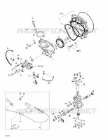 Sistema de inyección de aceite, bomba de aceite, válvula giratoria