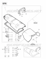 Cubierta de asiento y motor (GTS)