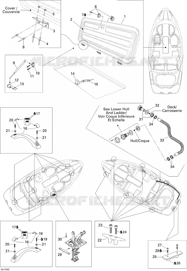 09- COUVERCLE CENTRAL ET ACCESSOIRES