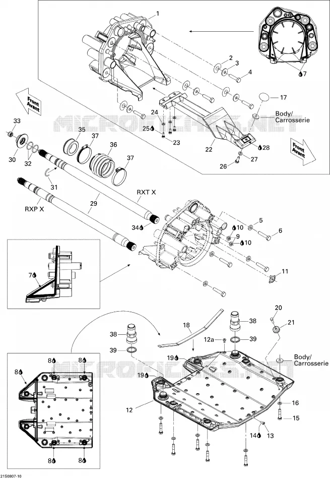 Partes de propulsión