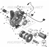 01- ROTAX - MAGNETO AND ARNÉS ELÉCTRICO STARTER