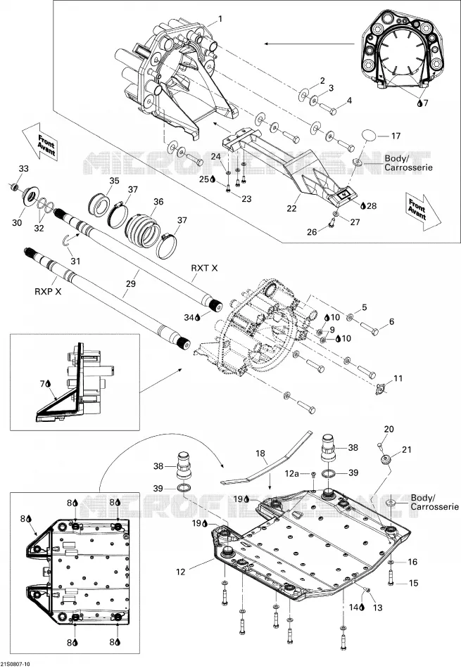 Partes de propulsión