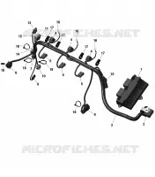 Eléctrico - Mazo de cables del motor