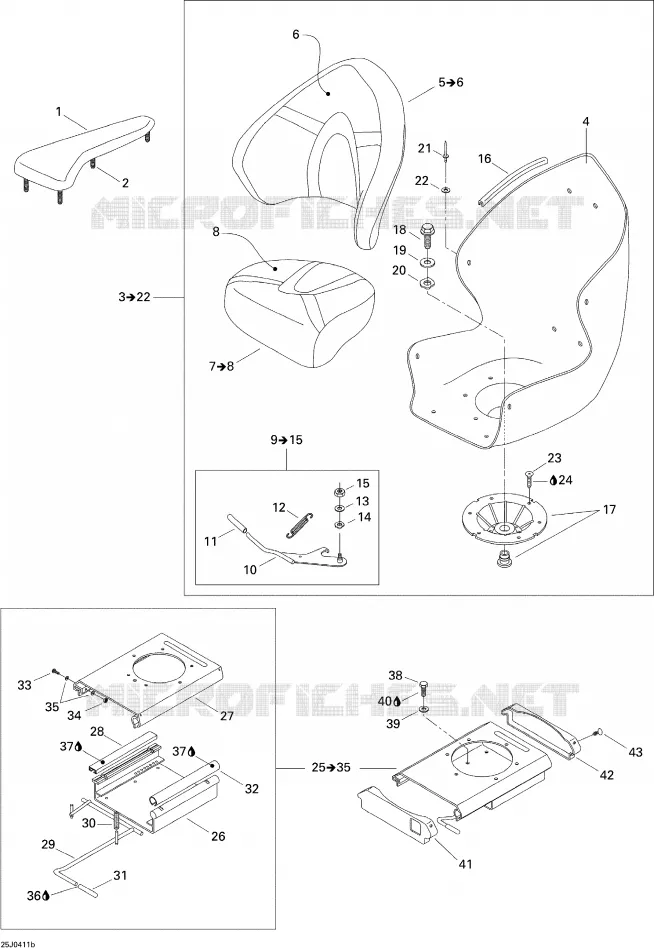 Asiento (conductor y pasajero)