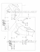 Asiento trasero y delantero (cubierta del motor)
