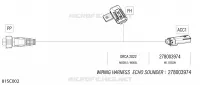 08- ARNÉS ELÉCTRICO - ECHO SOUNDER WIRING HARNESS - 278003974