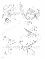 SOPORTE MOTOR y silenciador