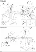 Consola delantera y guantera