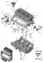 Motor - CARTERES CIGÜEÑAL