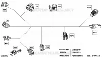 08- ARNÉS ELÉCTRICO - STEERING WIRING HARNESS - 278003780