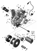 01- ROTAX - MAGNETO AND ARNÉS ELÉCTRICO STARTER