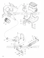 SOPORTE MOTOR y silenciador