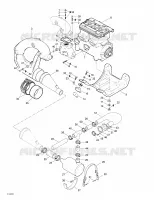 SOPORTE MOTOR y silenciador
