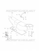 Asiento y cubierta del motor
