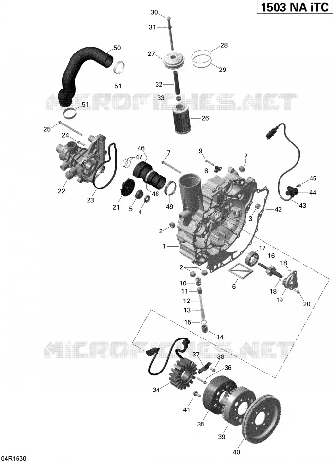 Bomba de agua y Magneto