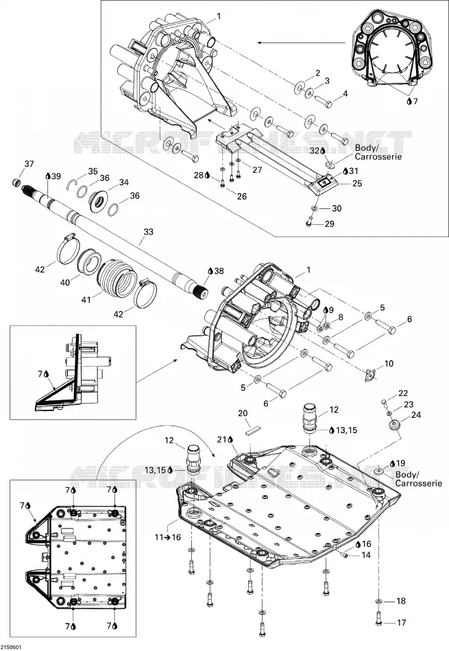 Partes de propulsión