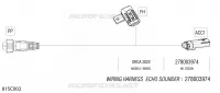 08- ARNÉS ELÉCTRICO - ECHO SOUNDER WIRING HARNESS - 278003974