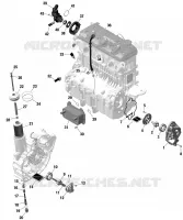 01- ROTAX - LUBRIFICATION DU MOTEUR