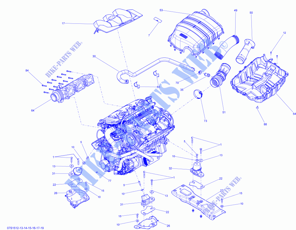 Motor para Sea-Doo GTI SE 155 2015