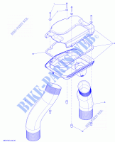 Manguera de ventilación para Sea-Doo RXT-X aS 260 & RS (aS: ADJUSTABLE SUSPENSION) 2015