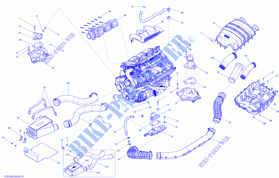 Motor para Sea-Doo RXT-X 260 & RS 2015