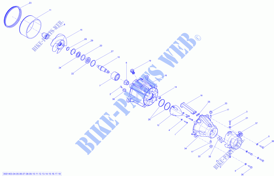 Bomba para Sea-Doo RXP-X 260 & RS 2014