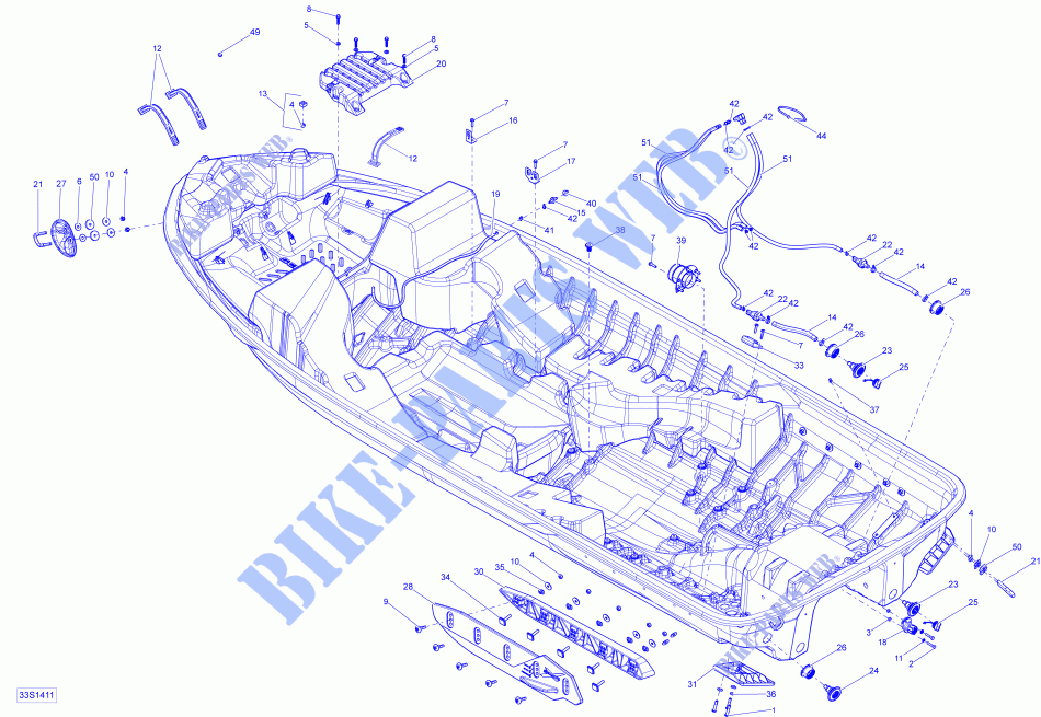 CARROCERÍA para Sea-Doo RXP-X 260 & RS 2014