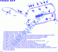 INSTALACION ELECTRICA del motor para Sea-Doo GTI 4-TEC SE ( SPECIAL EDITION ) 2007