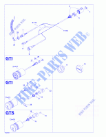 ELECTRICA PARTES para Sea-Doo GTS 5520/5521 2001