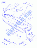 CÁSCARA para Sea-Doo GTI 5641 1997