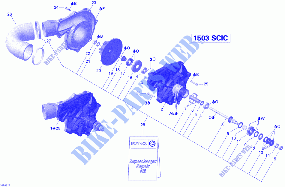 Compresor para Sea-Doo 00- Model Numbers Edition 1 2008
