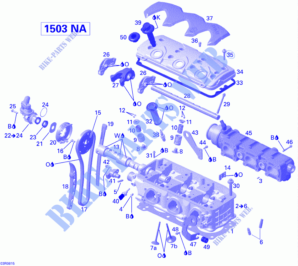 CULATA para Sea-Doo 00- Model Numbers Edition 1 2008