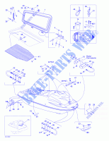 Cubierta central y accesorios para Sea-Doo 01- Cooling System 2000